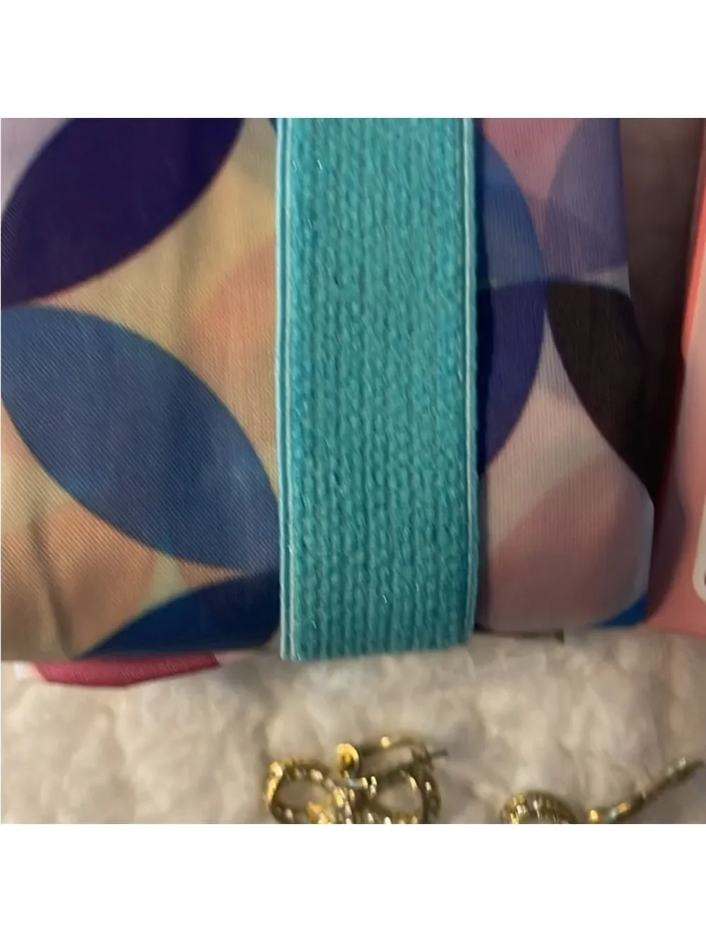 Juicy Couture pretty feminine earrings beautiful color